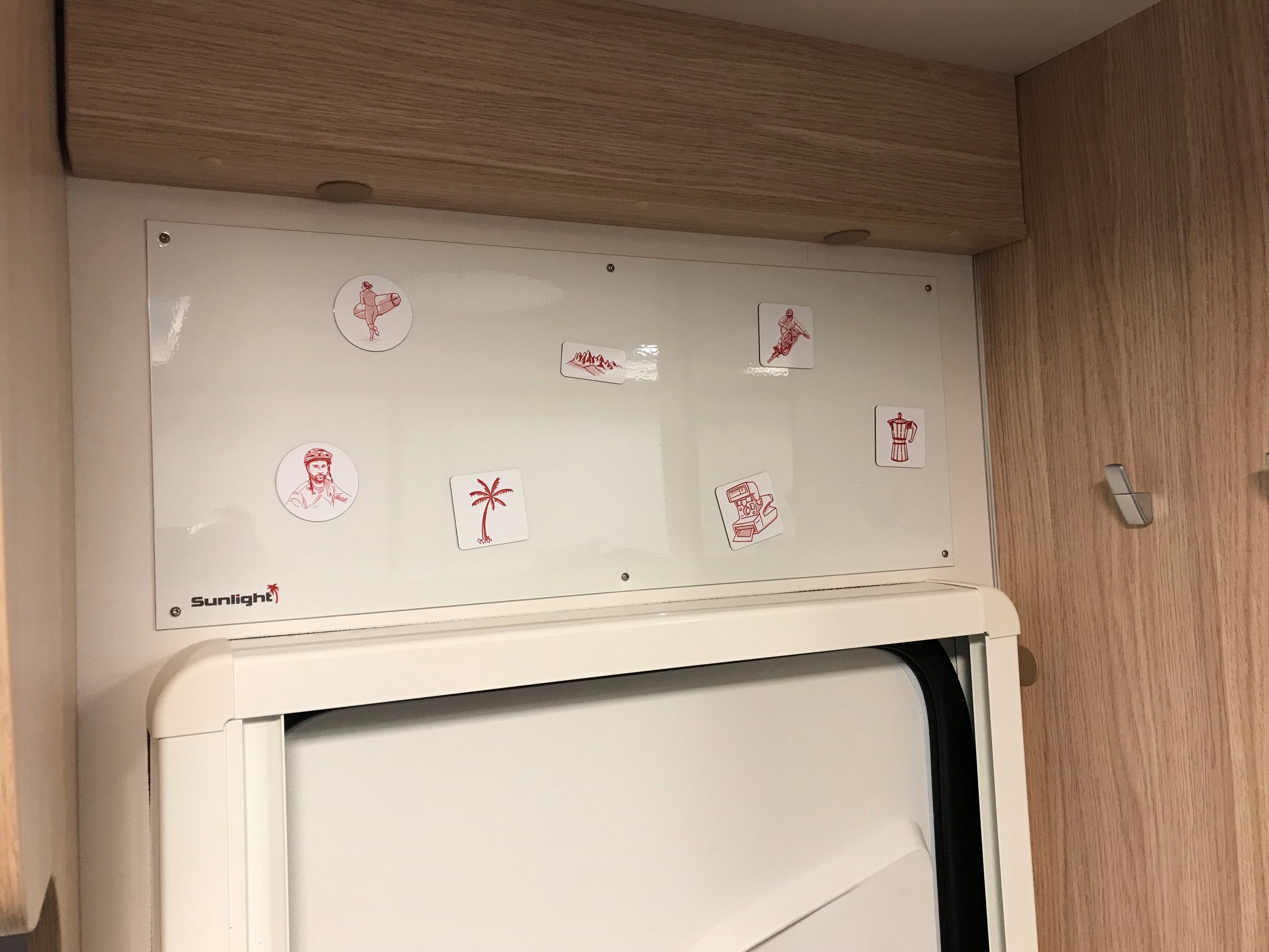 Sunlight Magnetwand & Whiteboard 130 x 610 mm