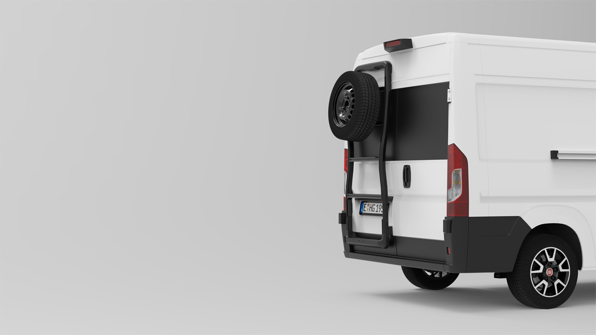 Ducato / Backrack+ Wheel Holder 