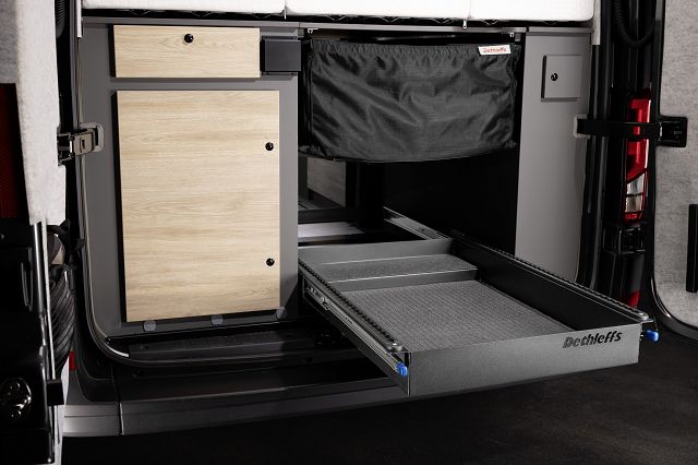 Dethleffs Heckauszug Globetrail Stellantis & Crafter 