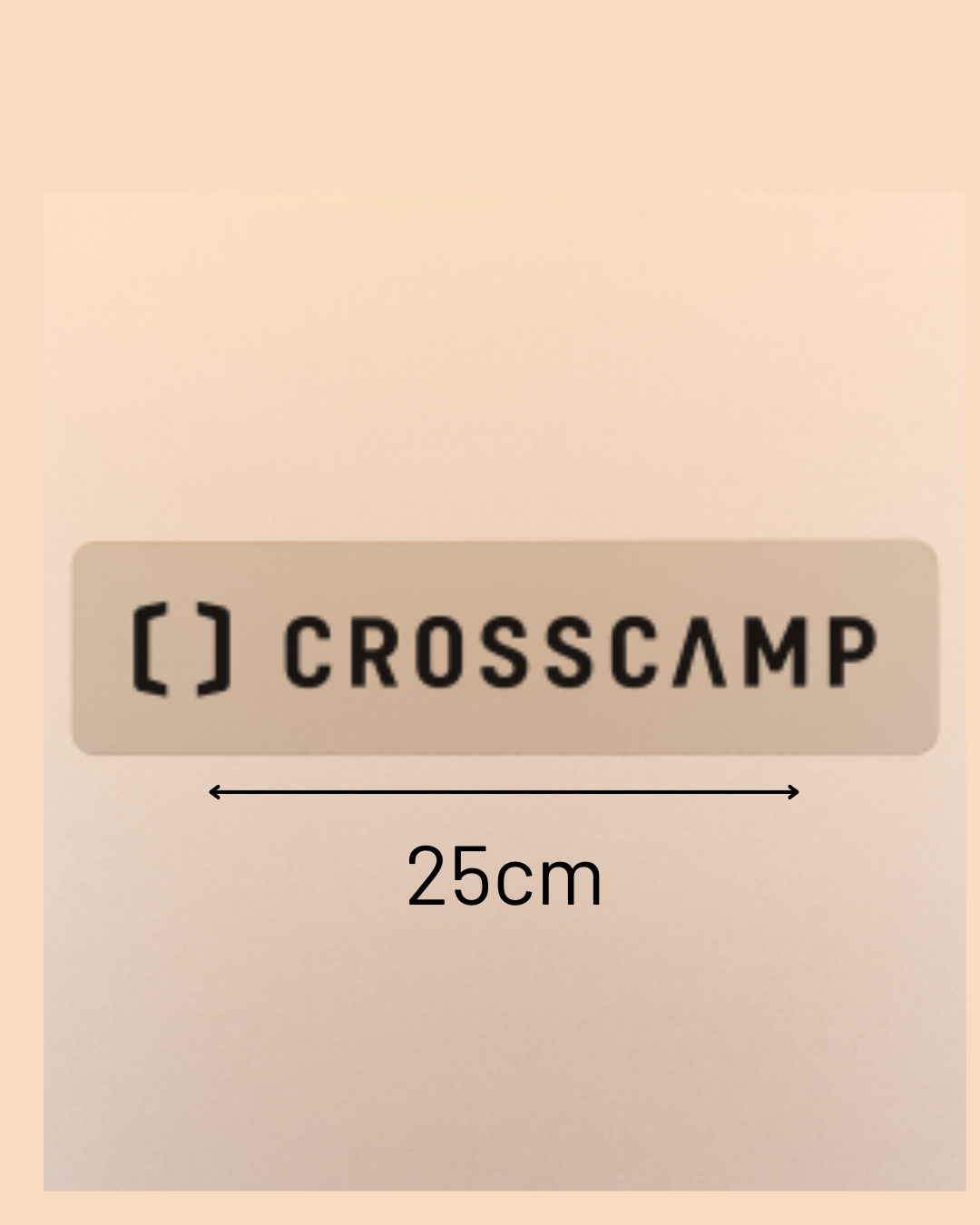 CROSSCAMP Design Aufkleber