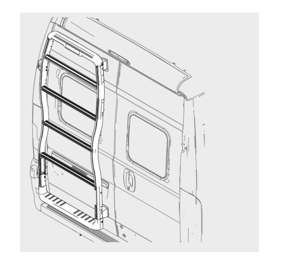 HYMER/ Carado Backrack+ Bef.satz in Ducato Tür rechts
