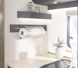 Dethleffs / CROSSCAMP Nachrüstbare Multifunktionsschiene grau