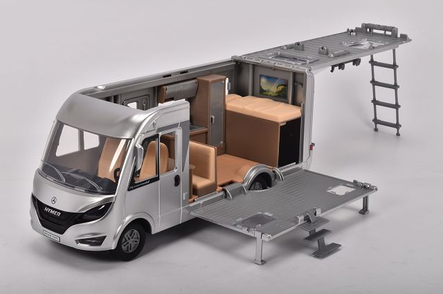 HYMER Modellauto Spielmobil / Camper Set B-Klasse Modern Comfort