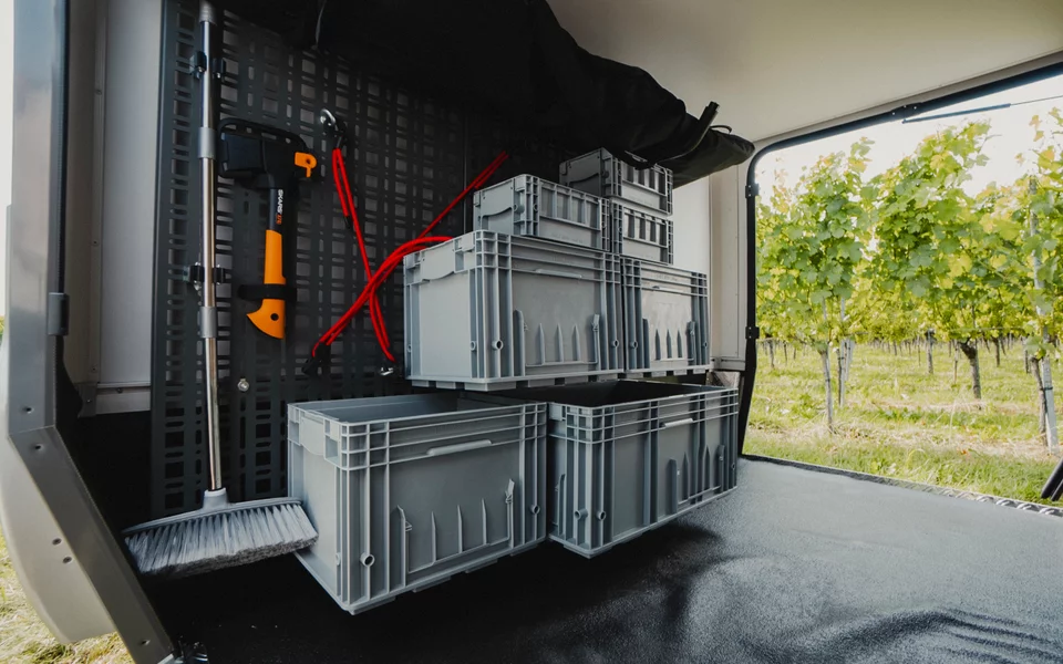 HYMER Stauraumsystem Transportboxen