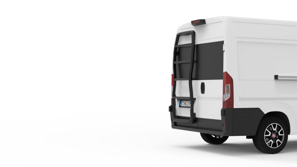 HYMER/ Carado Backrack+ Anbauteile in Ducato Tür links
