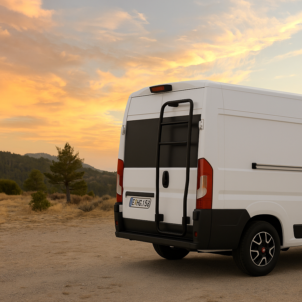 HYMER/ Carado Backrack+ Anbauteile in Ducato Tür links