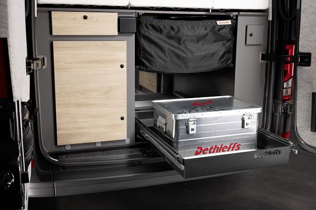 Dethleffs Heckauszug Globetrail Stellantis & Crafter 