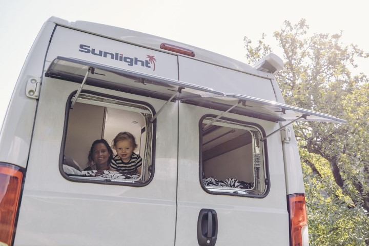 Sunlight Thermoisolierung Klappbar für Hecktüren Campervan Cliff
