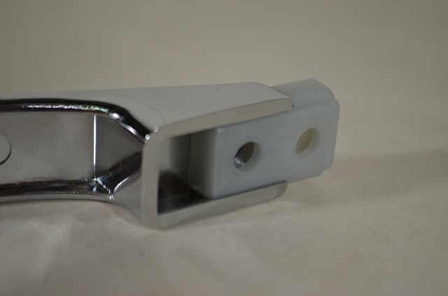 Hymer Wohnmobil Kleiderhaken 18x59x25 Chrom glänzend