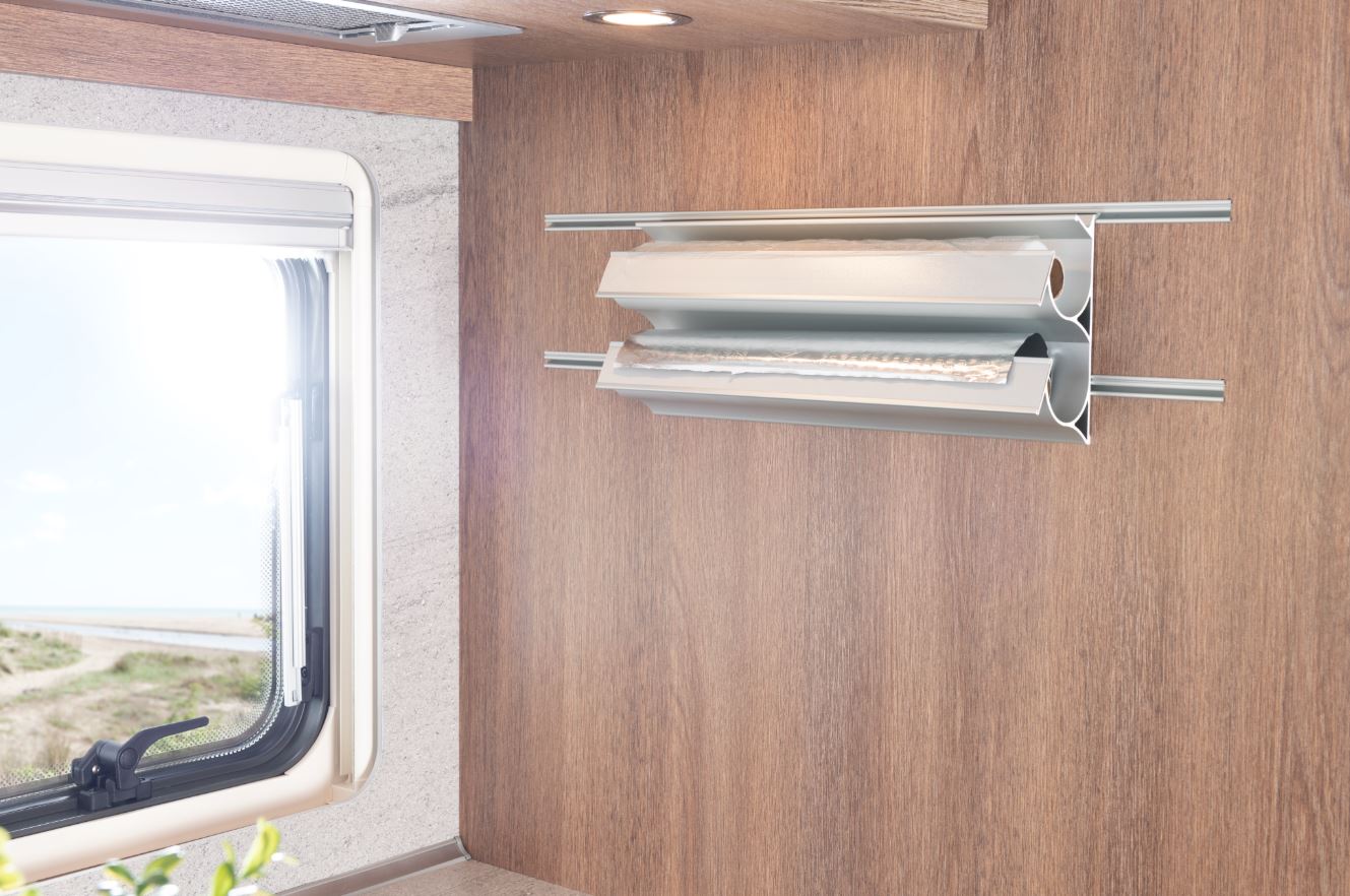 Dethleffs Folienhalterung mit separatem Folienschneider