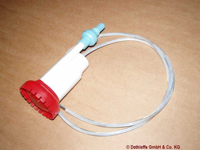 Dethleffs Tauchpumpe Wasserpumpe Comet mit Rückschlagventil